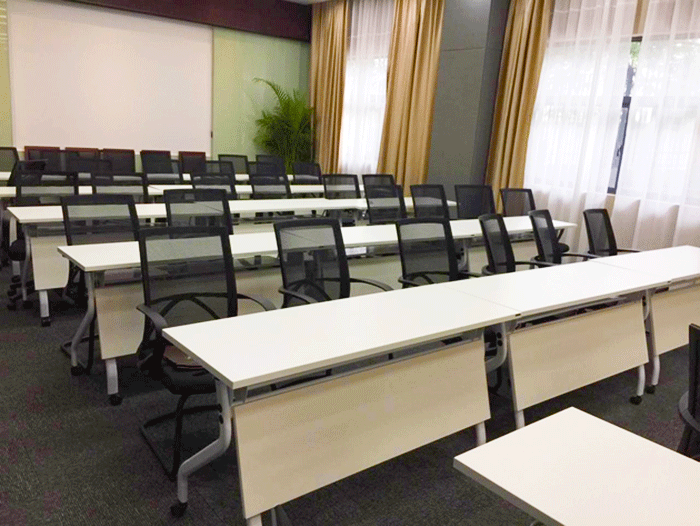 員工培訓(xùn)桌椅定制_辦公家具廠家直銷_迪歐辦公家具