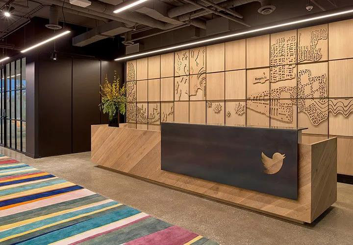 Twitter多倫多協(xié)作交流辦公家具設(shè)計欣賞_迪歐家具